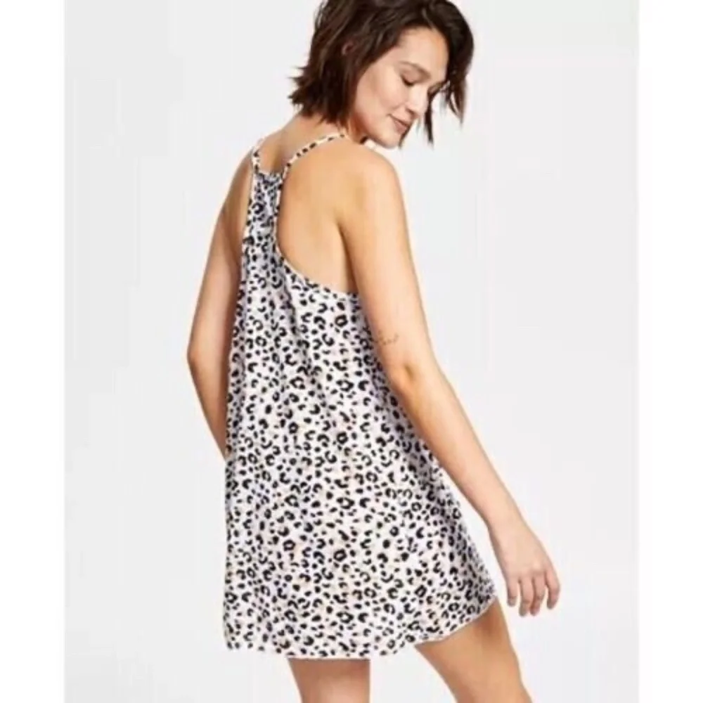 Miken Junior's Animal Print Swimsuit Cover-up Dress Cheetah Print Size Small - Picture 3 of 3
